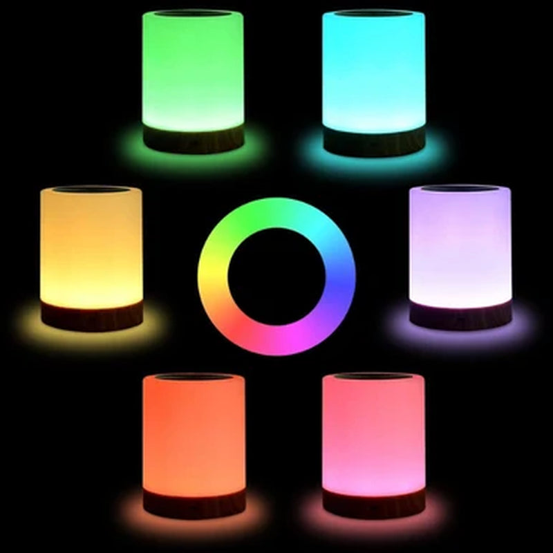 Touch-Control LED Night Light with Colour-Changing Feature