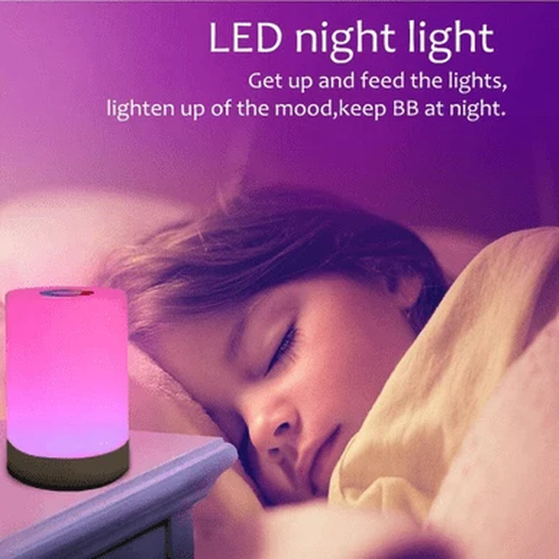 Touch-Control LED Night Light with Colour-Changing Feature