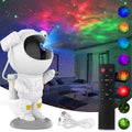 Star Moon Galaxy Projector Astronaut Lamp Bluetooth Music Speaker Remote Control LED Night Light for Bedroom Home Decor