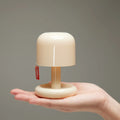 Mushroom-Inspired LED Night Light - Nordic Minimalist Table Lamp for Home and Coffee Bar Decor