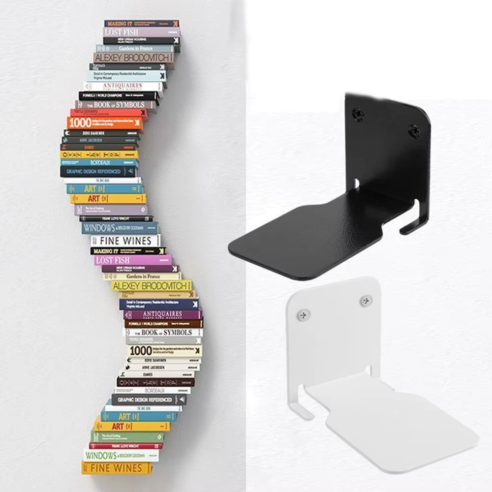 Invisible Floating Wall Mounted Bookshelf - Elegant Home Decor and Book Organizer